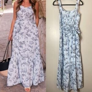 NWT GAL MEETS GLAM DRESS MILKMAID COTTAGECORE COQUETTE COASTAL WESTERN VACATION